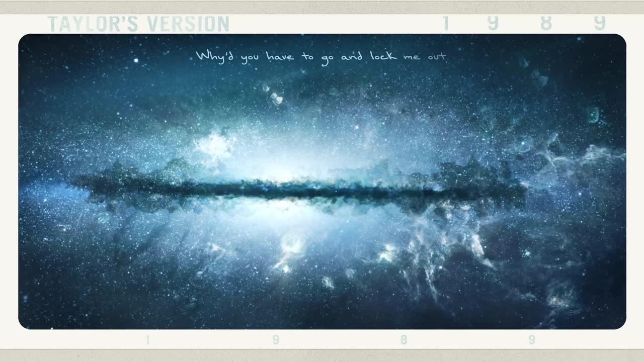 Taylor Swift - All You Had To Do Was Stay (Taylor's Version) (Lyric Video)