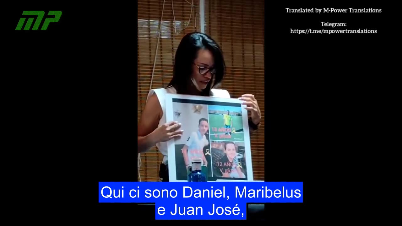 Diana Rodríguez: Ho perso mio figlio a causa del vaccino Pfizer.