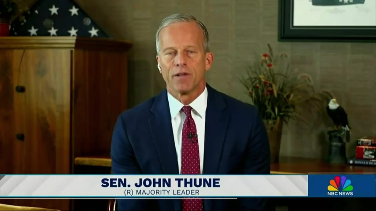 Sen Thune says Keeping Government Open Is On The Democrats #news