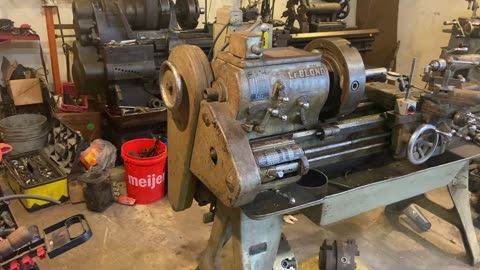 Cyclebusters 1952 Leblond metal engine lathe 13 x 34