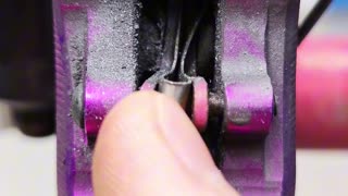 The brake caliper on my bicycle is a bit worn out.