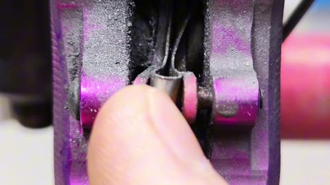 The brake caliper on my bicycle is a bit worn out.