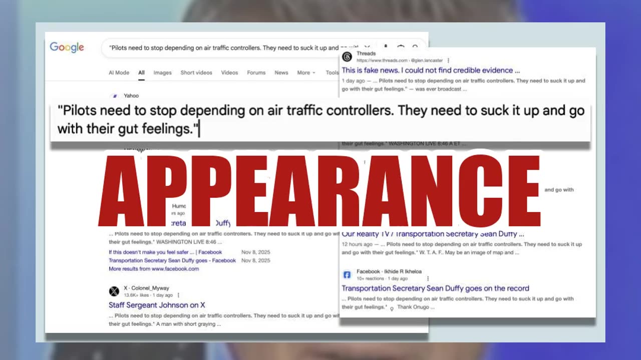 Fact Check: Sean Duffy Did NOT Say Pilots Should 'Suck It Up And Go With Their Gut Feelings'