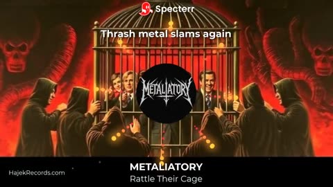 Metaliatory / Rattle Their Cage / Music Lyric Video #thrashmetal