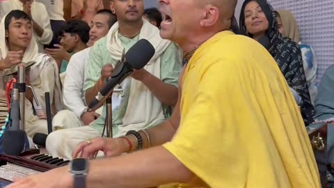 Temple kirtan at Iskcon Kathmandu, Nepal September 2025
