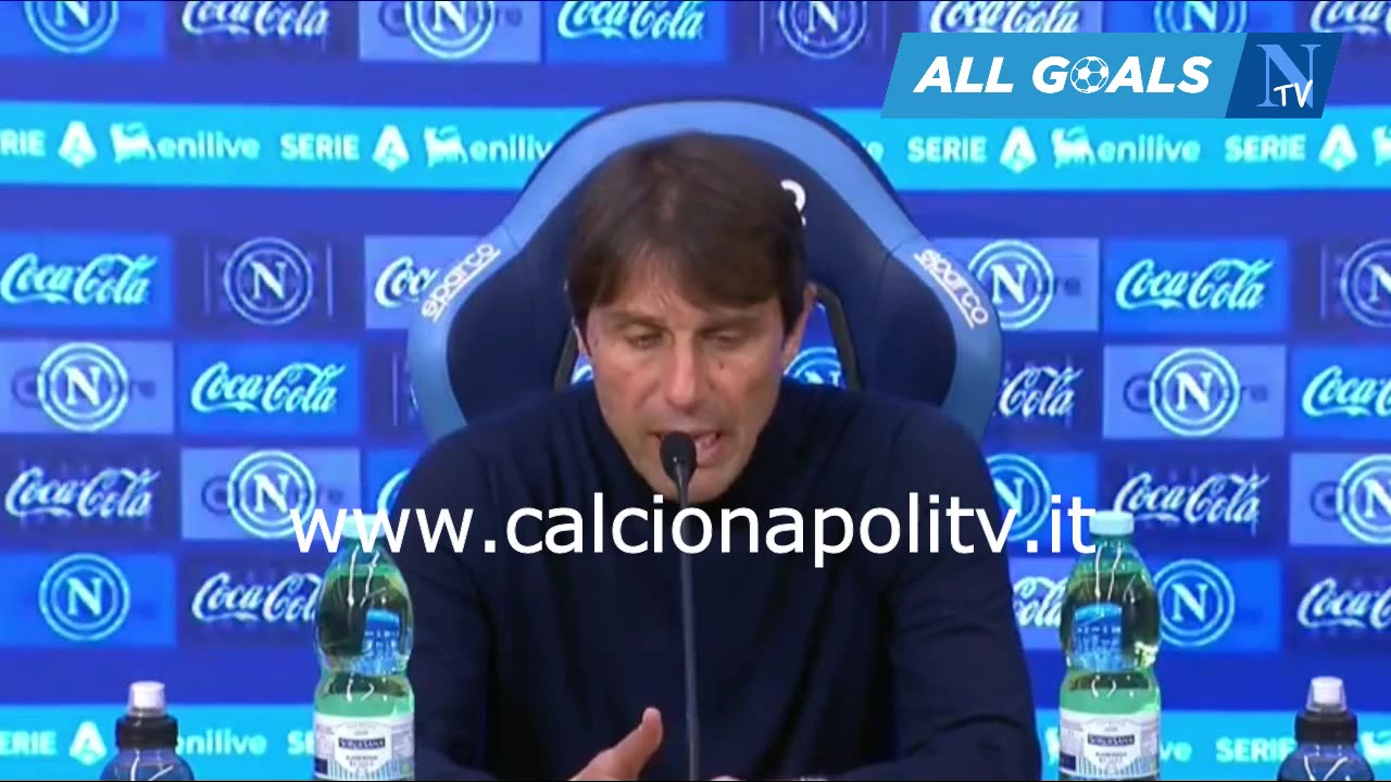 Napoli-Inter 1-1 1/3/25 conferenza stampa Antonio Conte