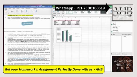 Excel Module 8 SAM End of Module Project 1 | Barasach & Company | Shelly Cashman Excel 2019