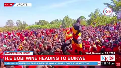 H.E. Bobi Wine Heads to BUIKWE