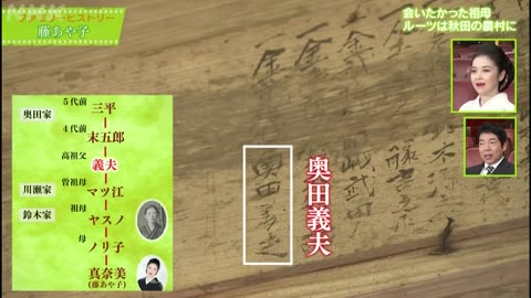 ファミリーヒストリ― 藤あや子 ～苦労が刻まれたその手を…～