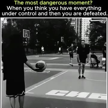 The moment you feel “safe” is often when life tests you the hardest. ⚡