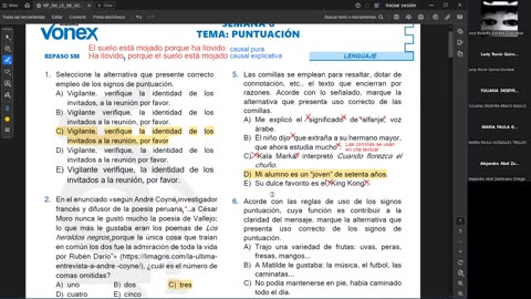 VONEX REPASO 2025 - 1 | Semana 08 | Lenguaje