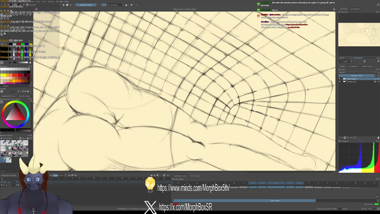 Working more on Mikan fanart