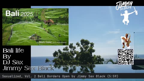 Chill Saxophone Music 24/7 DJ Sax Jimmy Sax Black Live from Bali Luxury Life Weddings Events Travel