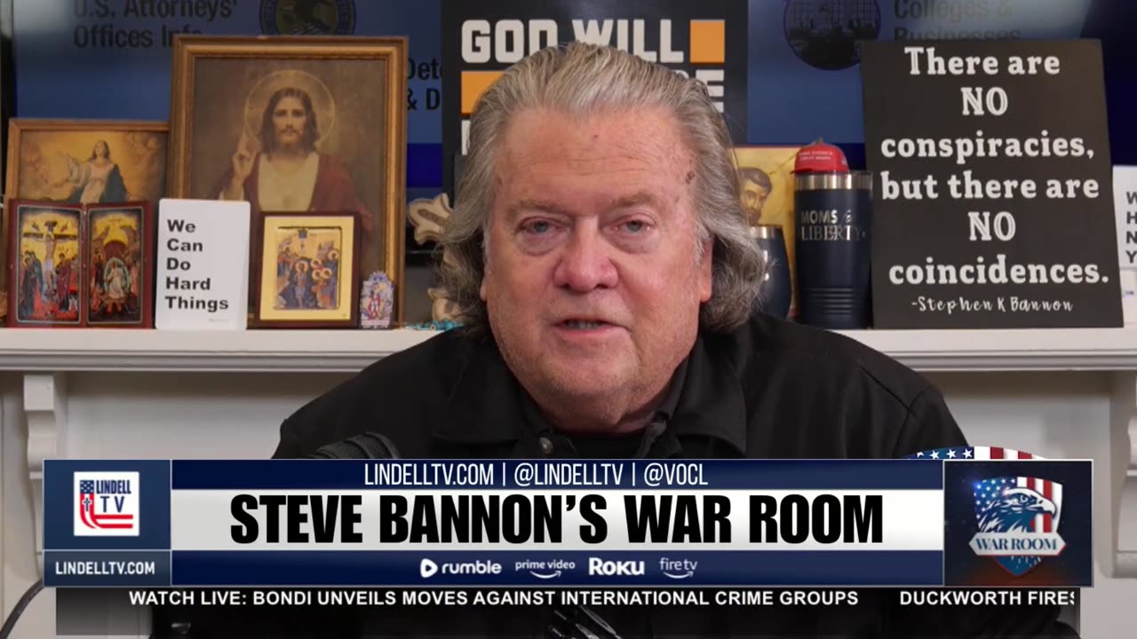 LIVE: STEVE BANNON'S WAR ROOM AM