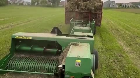 😮🔧 Watch This Hay Bailer Eject Hay with Force! | FeedMyCuriosity