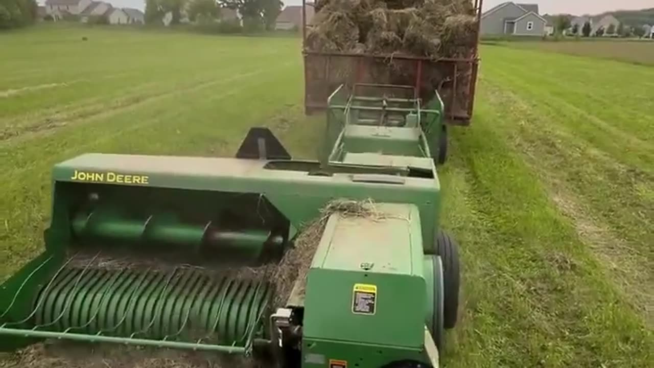 😮🔧 Watch This Hay Bailer Eject Hay with Force! | FeedMyCuriosity
