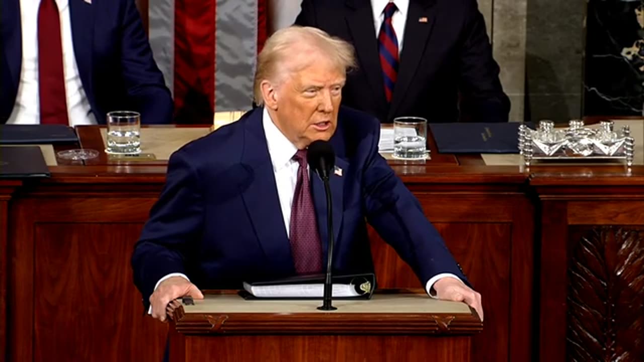 Trump addresses a joint session of Congress