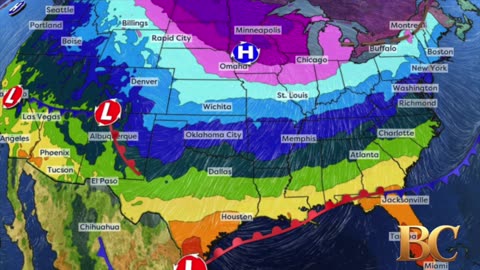 A massive winter storm will hit large parts of the U.S. through the weekend