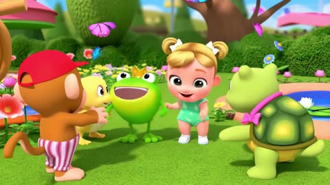 Jumping Froggy Freeze Dance! 🐸✨ | #Fun Kids Song & Action Game