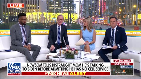 'He lied!': Hosts react to Newsom being confronted by anguished mom