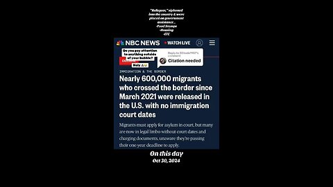 Democrats surging America with illegals with no court dates