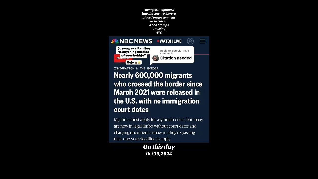 Democrats surging America with illegals with no court dates