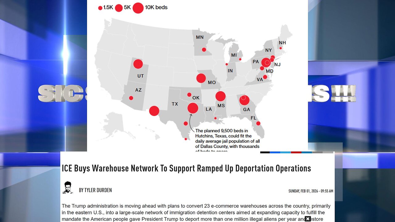 ICE Buys Warehouse Network To Support Ramped Up Deportation Operations