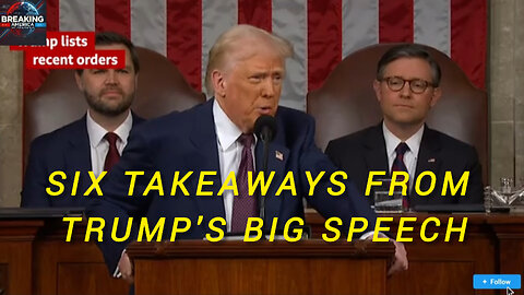 Six takeaways from Trump's big speech