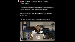 Candace ~ FBI LIED ABOUT GUN USED TO SHOOT CHARLIE KIRK