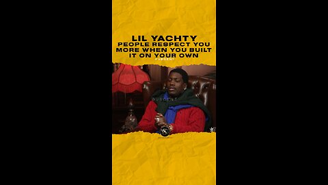 @lilyachty People respect you more when you built it on your own