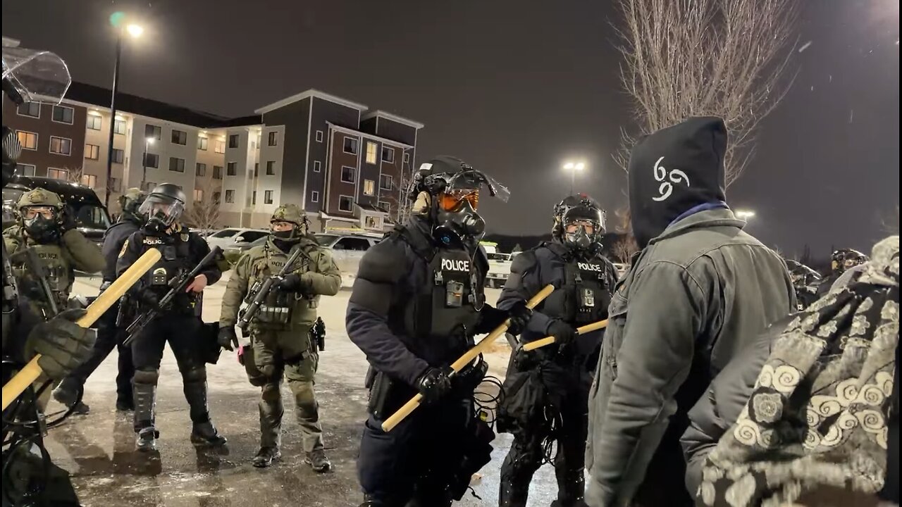 LIVE: Demonstration Outside Hotel Protesters Suspect Greg Bovino Is Staying At