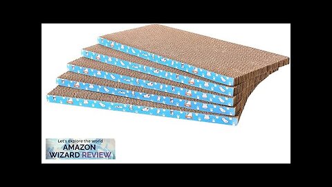 5 Packs in 1 Cat Scratch Pad Cat Scratcher CardboardReversibleDurable Recyclable Review