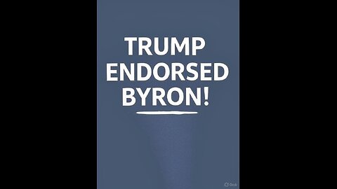 BYRON DONALDS - FLORIDA'S NEXT GOVENOR