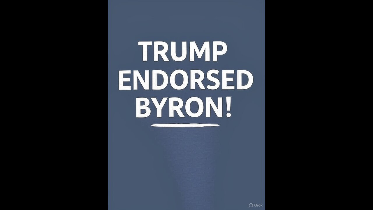 BYRON DONALDS - FLORIDA'S NEXT GOVENOR