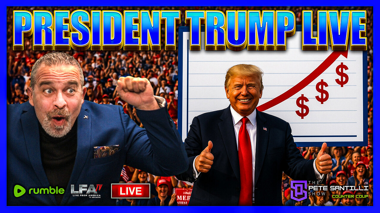 LIVE RALLY! President Trump Live In Pennsylvania To Discuss The Economy | COUNTER COUP WITH PETE SANTILLI 12.9.25 5PM