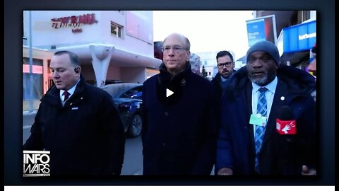 EXCLUSIVE: Larry Fink Confronted Face-to-Face At Davos For His Crimes Against Humanity!