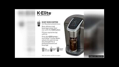 Keurig K-Elite Single-Serve K-Cup Pod Coffee Maker, Brushed Slate, 12 oz. Brew Review