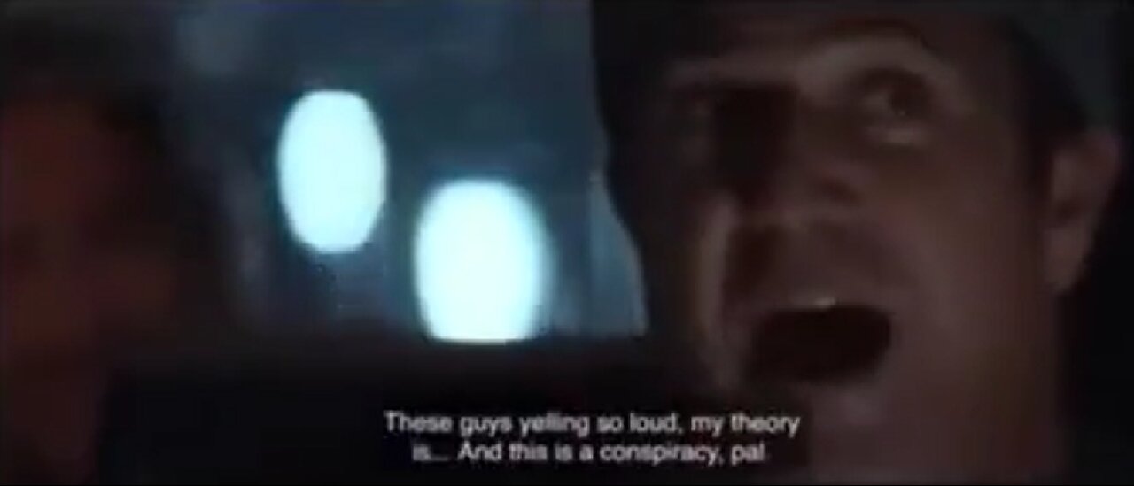 Clips from the 1997 Mel Gibson movie "CONSPIRACY THEORY".