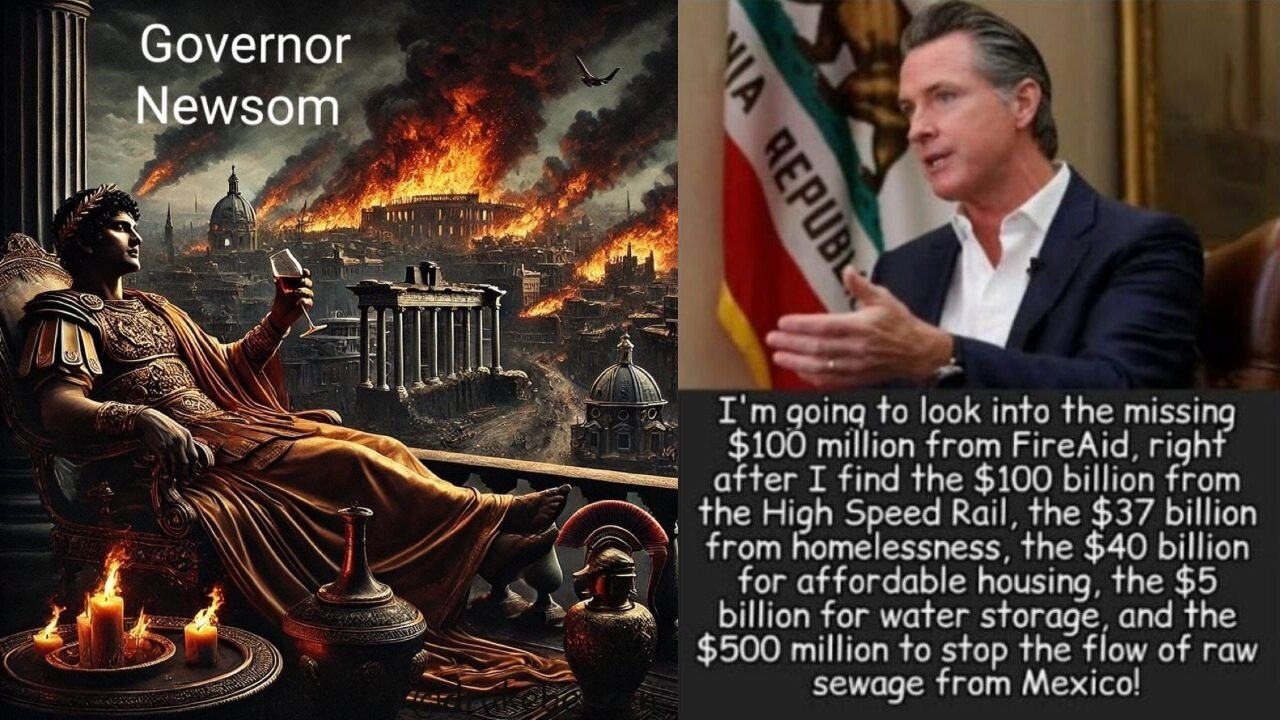 Greedy Gavin Newsom Crying Over Federal Fire Relief Funds