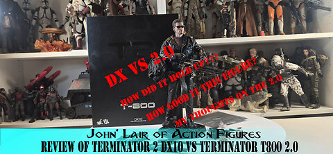 Review of Hot Toys DX 10 Terminator 2 T-800 vs 2.0 from what I have see of it for now.