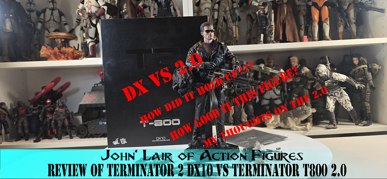 Review of Hot Toys DX 10 Terminator 2 T-800 vs 2.0 from what I have see of it for now.