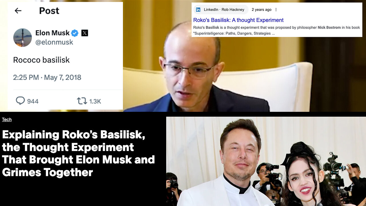 Roko Basilisk | How Did Elon Musk Meet Grimes, the Mother of Lil' X ? | Explaining Roko’s Basilisk: Horrifying AI Thought Experiment + What Is Operation Paperclip (1945)? "Rococo basilisk" - Elon Musk (May 7th 2018)