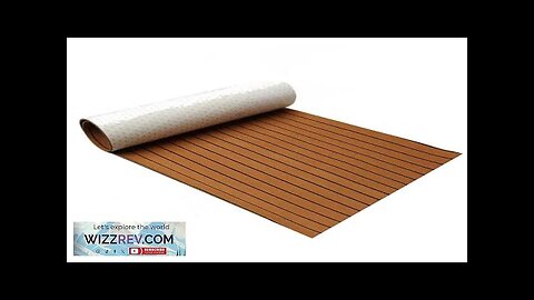 600x2400x5mm Brown Black Teak Decking EVA Foam Marine Flooring Faux Boat Decking Review