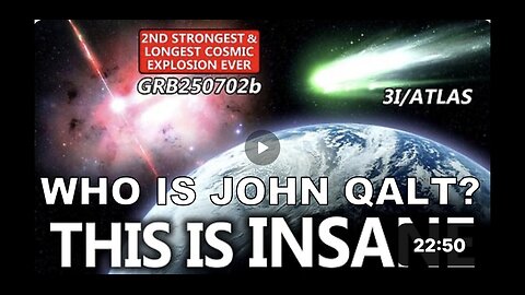 The Craziest 3I/ATLAS "Coincidence" Yet 🤯 The Cosmic Synchronicity of GRB250702b & 3I/ATLAS