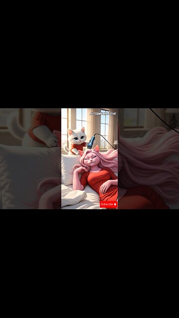 She Put the Kitten in a Washing Machine