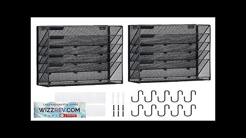 VEVOR File Wall Rack Mesh Wall File Holder 2-Piece 6 Pocket Review