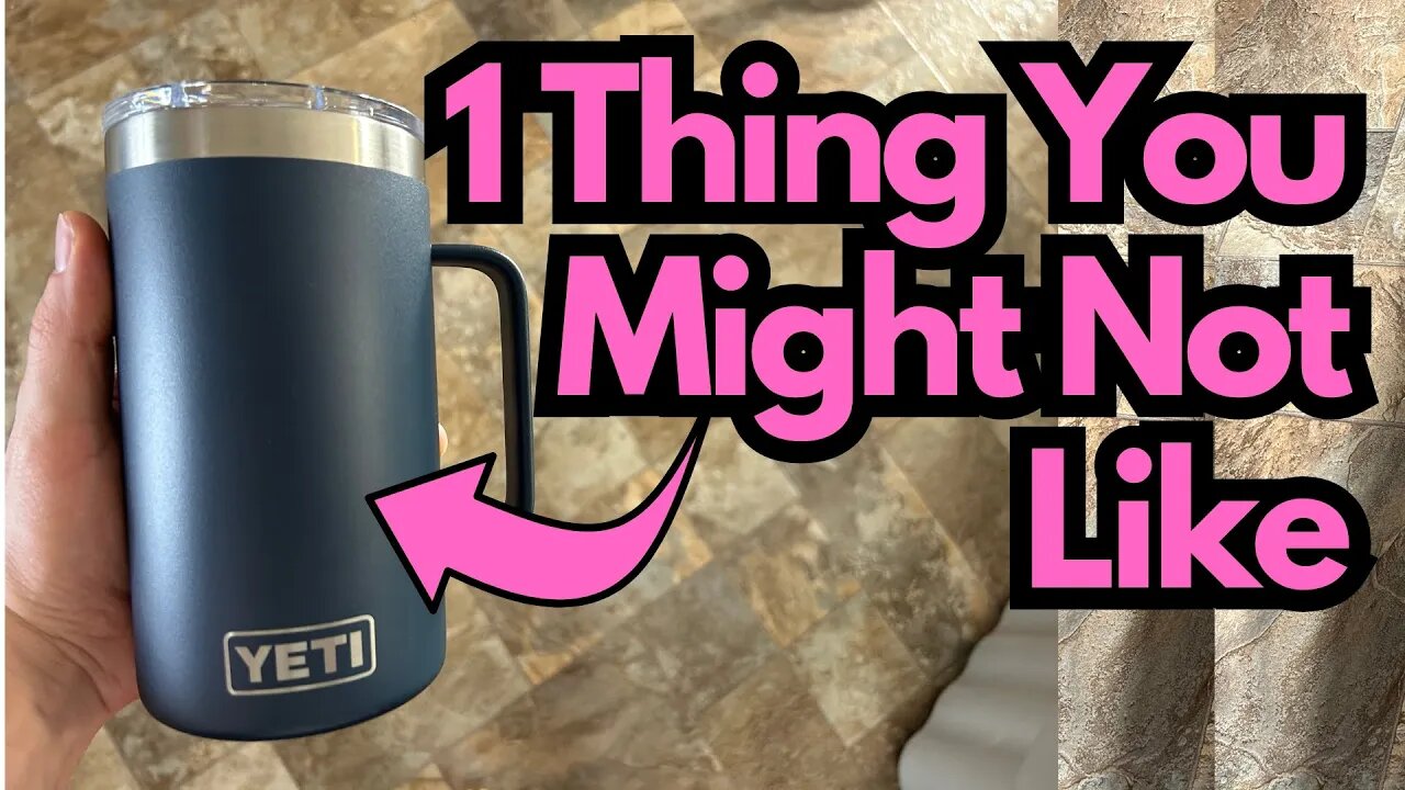 YETI Tumbler - Might not fit in your cup holder..