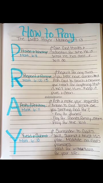 💕 One of the Ways You Can PRAY! 🙏