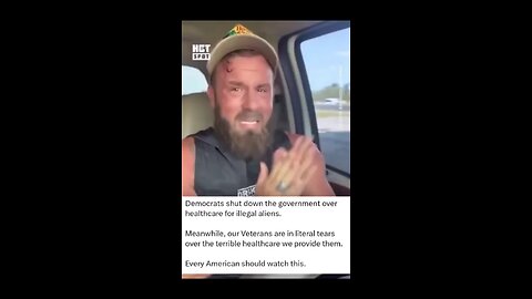 DEMOCRATS SHUT DOWN THE GOVERNMENT FOR ILLEGALS BUT WHAT ABOUT OUR VETERANS
