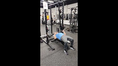 Working Out Light Bench Press #1